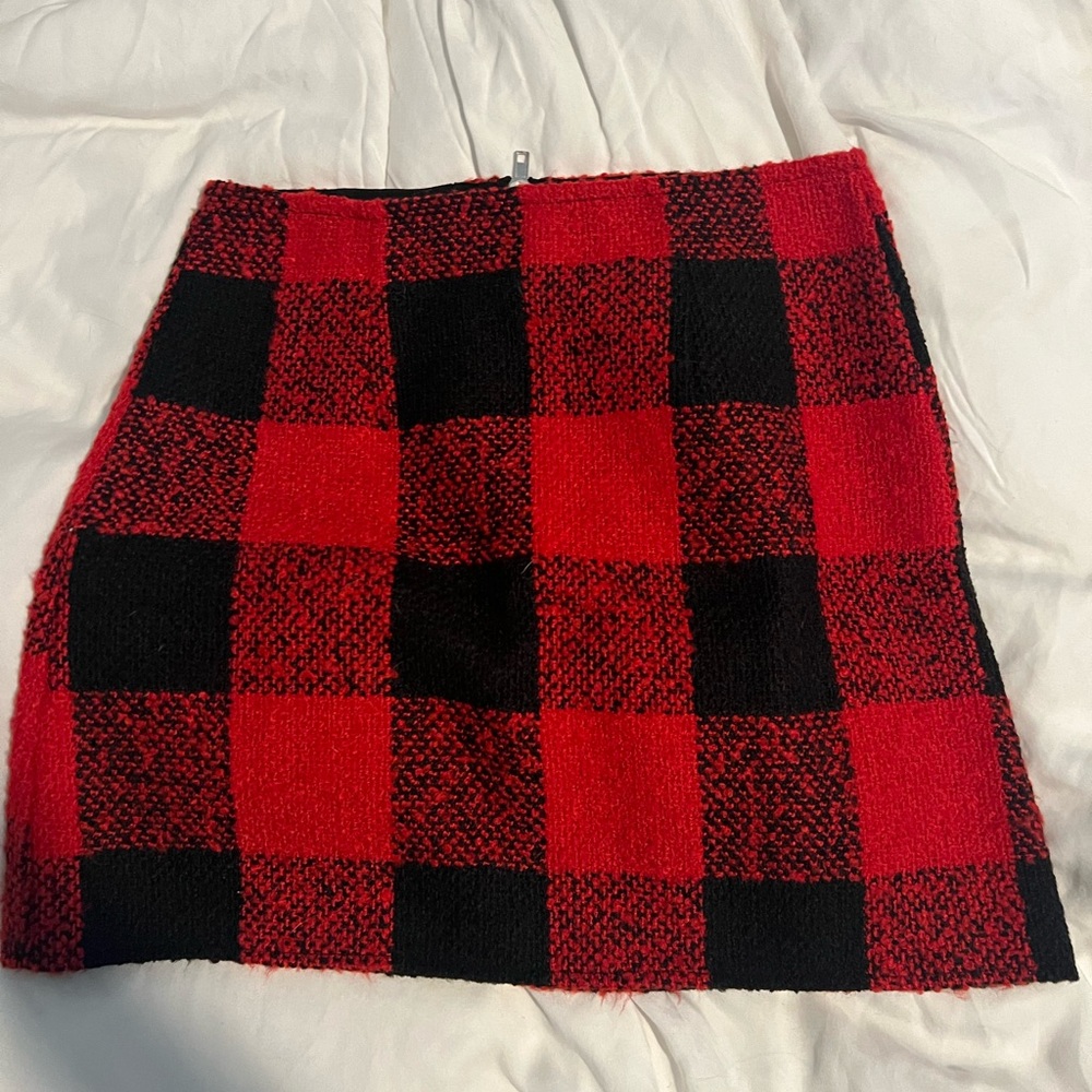 Plaid Mini Skirt